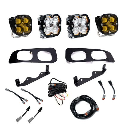Squadron 2.0 Pro/Squadron Sae Dual Fog Pocket Light Kit Ford 2023-26 F-250/350 Super Duty Baja Designs-1