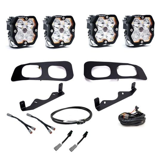 Squadron 2.0 Sport Dual Fog Pocket Light Kit Ford 2023-26 F-250/350 Super Duty Upfitter Baja Designs