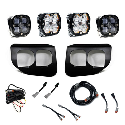 Squadron 2.0 Pro/Squadron Sae Dual Fog Pocket Light Kit Ford 2020-22 F-250/350 Super Duty Clear Baja Designs-1