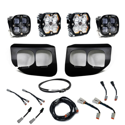 Squadron 2.0 Pro/Squadron Sae Dual Fog Pocket Light Kit Ford 2020-22 F-250/350 Super Duty Clear Baja Designs