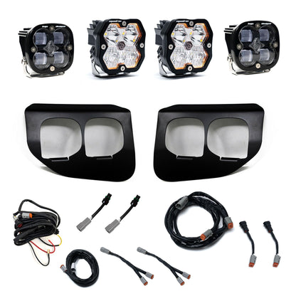 Squadron 2.0 Sport/Squadron Sae Dual Fog Pocket Light Kit Ford 2020-22 F-250/350 Super Duty Clear Baja Designs-1