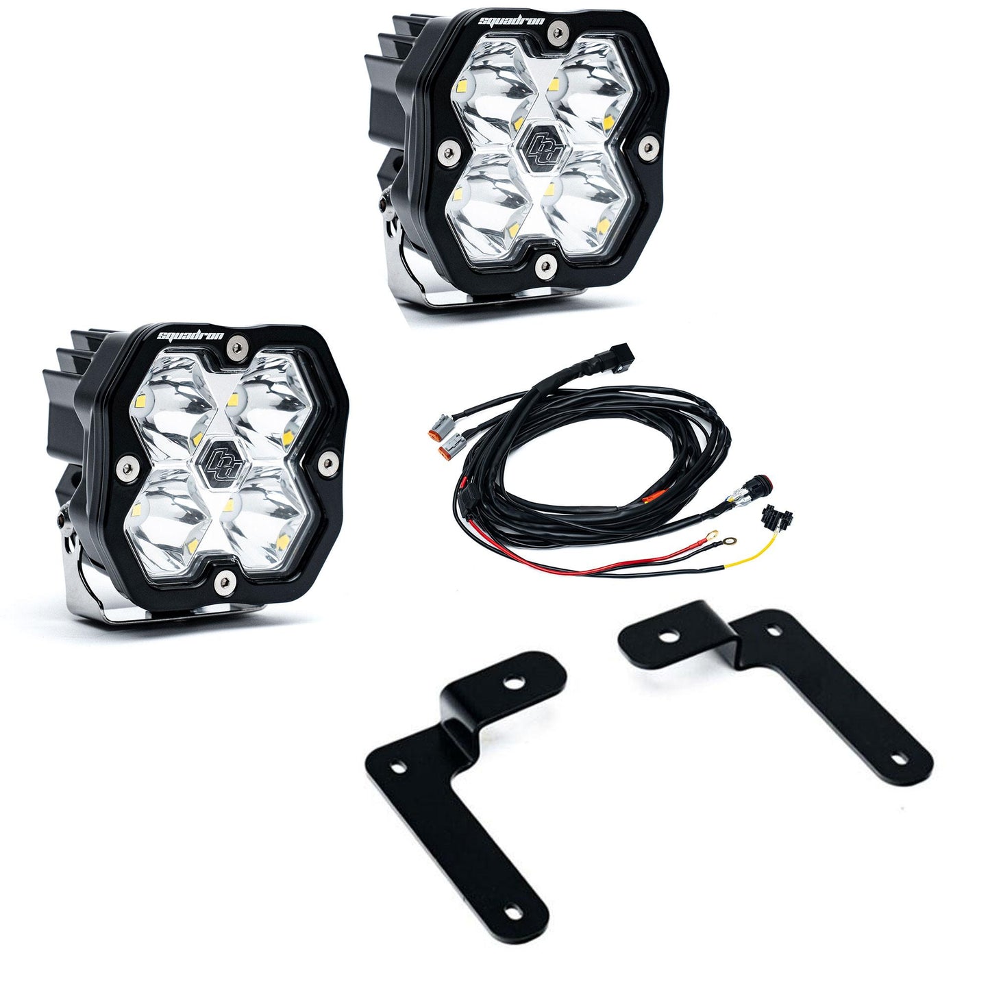 Squadron 2.0 Sport A-Pillar Light Kit Jeep 2018-26 Wrangler JL 2020-26 Gladiator JT Baja Designs-1