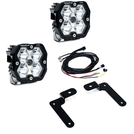 Squadron 2.0 Pro A-Pillar Light Kit Jeep 2018-26 Wrangler JL 2020-26 Gladiator JT Baja Designs-1