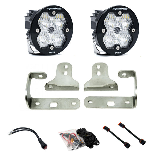 Squadron-R 2.0 Pro Fog Pocket Light Kit Jeep 2018-26 Wrangler JL 2020-26 Gladiator JT w/ Oe Sport Bumper Baja Designs