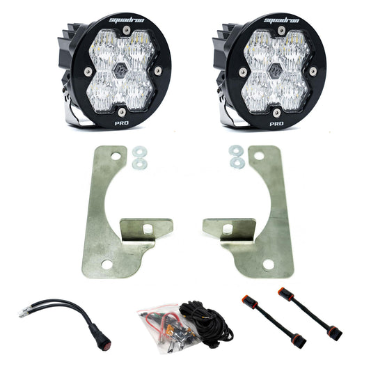 Squadron-R 2.0 Pro Fog Pocket Light Kit Jeep 2018-26 Wrangler JL 2020-26 Gladiator JT w/ Oe Rubicon Bumper Baja Designs