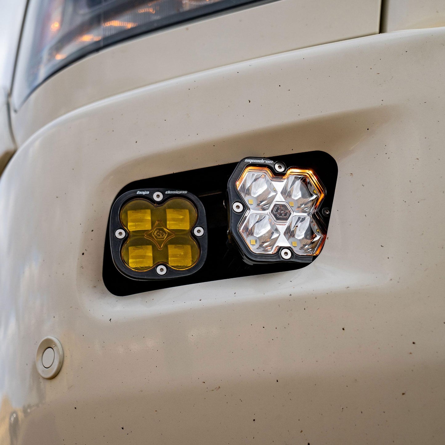 Squadron 2.0 Sport/Squadron Sae Dual Fog Pocket Light Kit Ram 2009-12 1500 2010-18 2500/3500 Baja Designs-2
