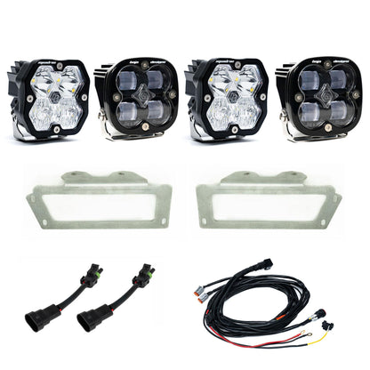 Squadron 2.0 Sport/Squadron Sae Dual Fog Pocket Light Kit Ram 2009-12 1500 2010-18 2500/3500 Baja Designs