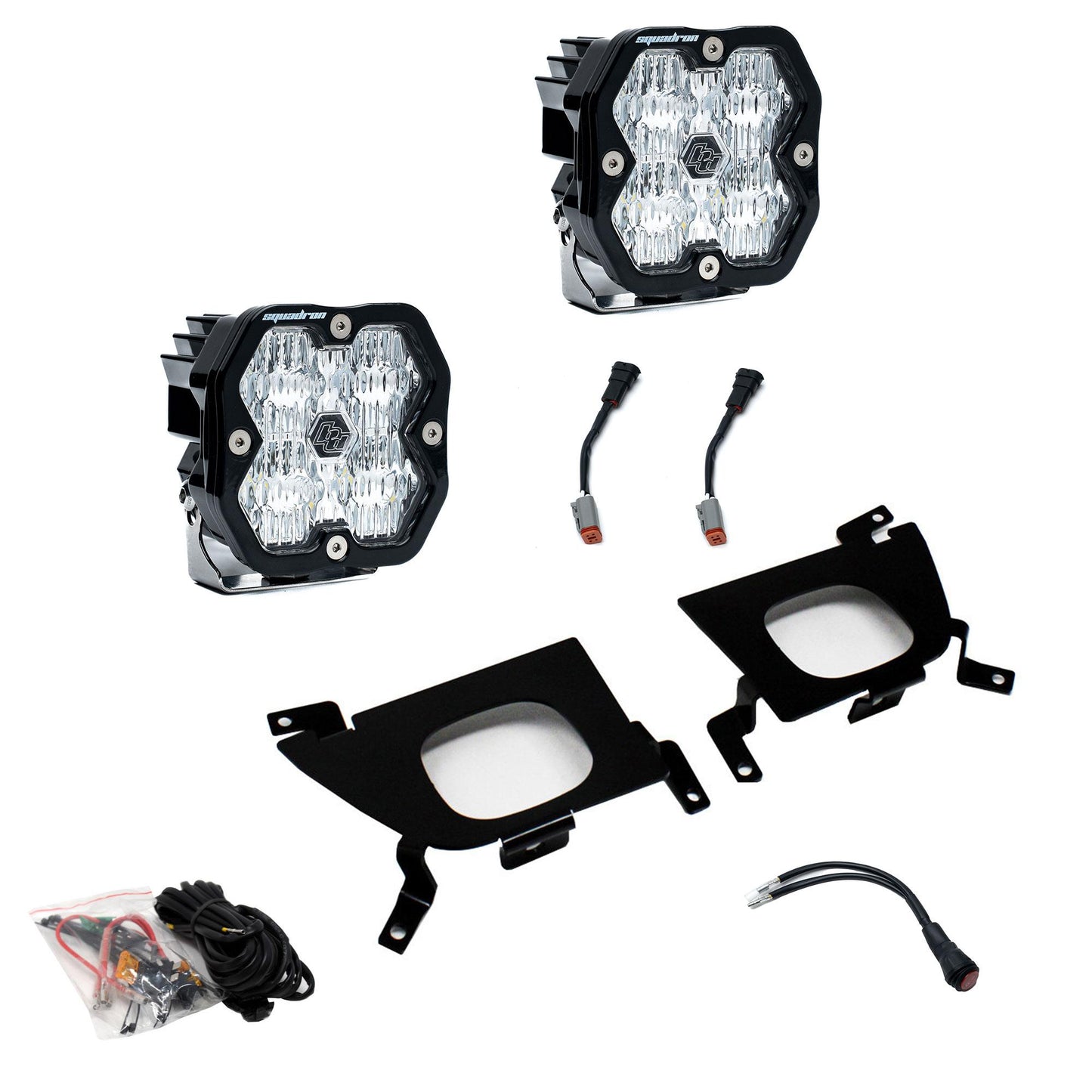 Squadron 2.0 Sport Fog Pocket Light Kit Chevy 2019-22 Silverado 1500 2020-22 2500HD/3500HD Baja Designs-1