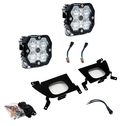 Squadron 2.0 Sport Fog Pocket Light Kit Chevy 2019-22 Silverado 1500 2020-22 2500HD/3500HD Baja Designs-1