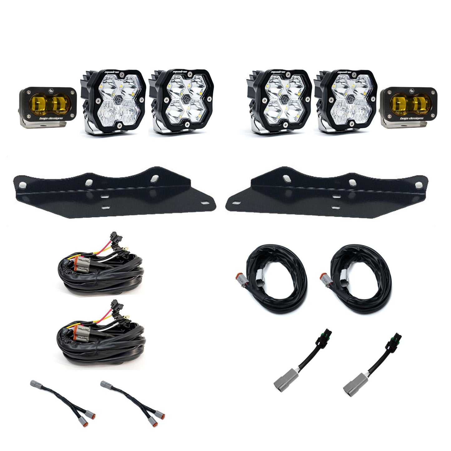 Squadron 2.0 Sport/S2 Sae Sportman Fog Pocket Light Kit Ford 2017-20 F-150 Raptor Baja Designs-1