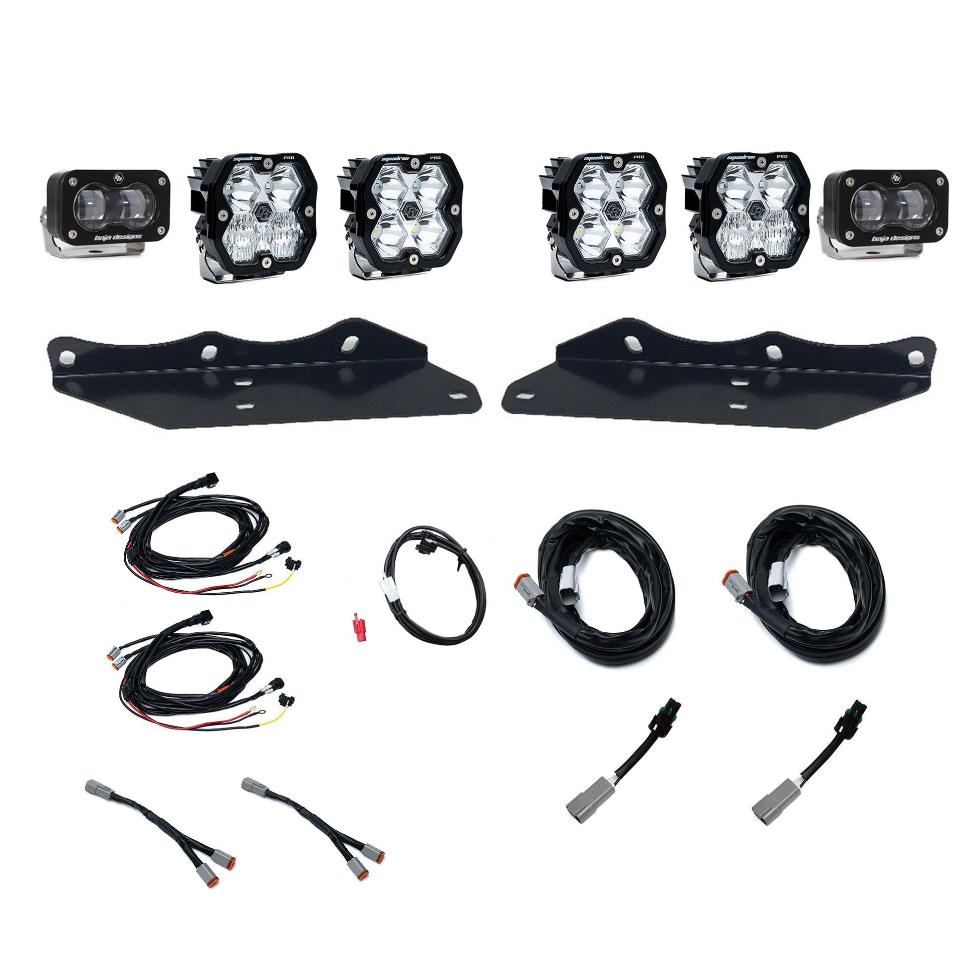 Squadron 2.0 Pro/S2 Sae Pro Fog Pocket Light Kit Ford 2017-20 F-150 Raptor Baja Designs