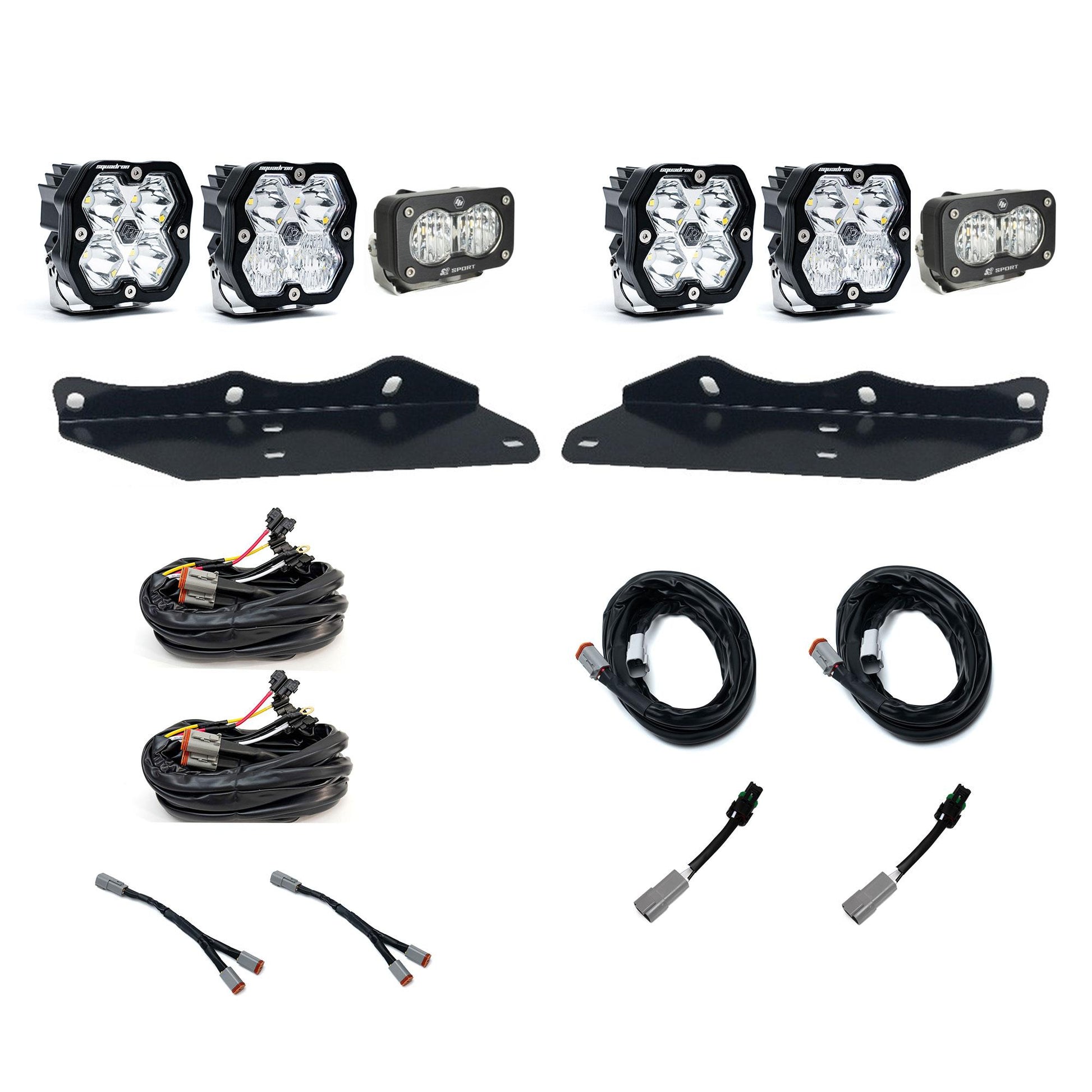 Squadron 2.0 Sport/S2 Sport Fog Pocket Light Kit Ford 2017-20 F-150 Raptor Baja Designs