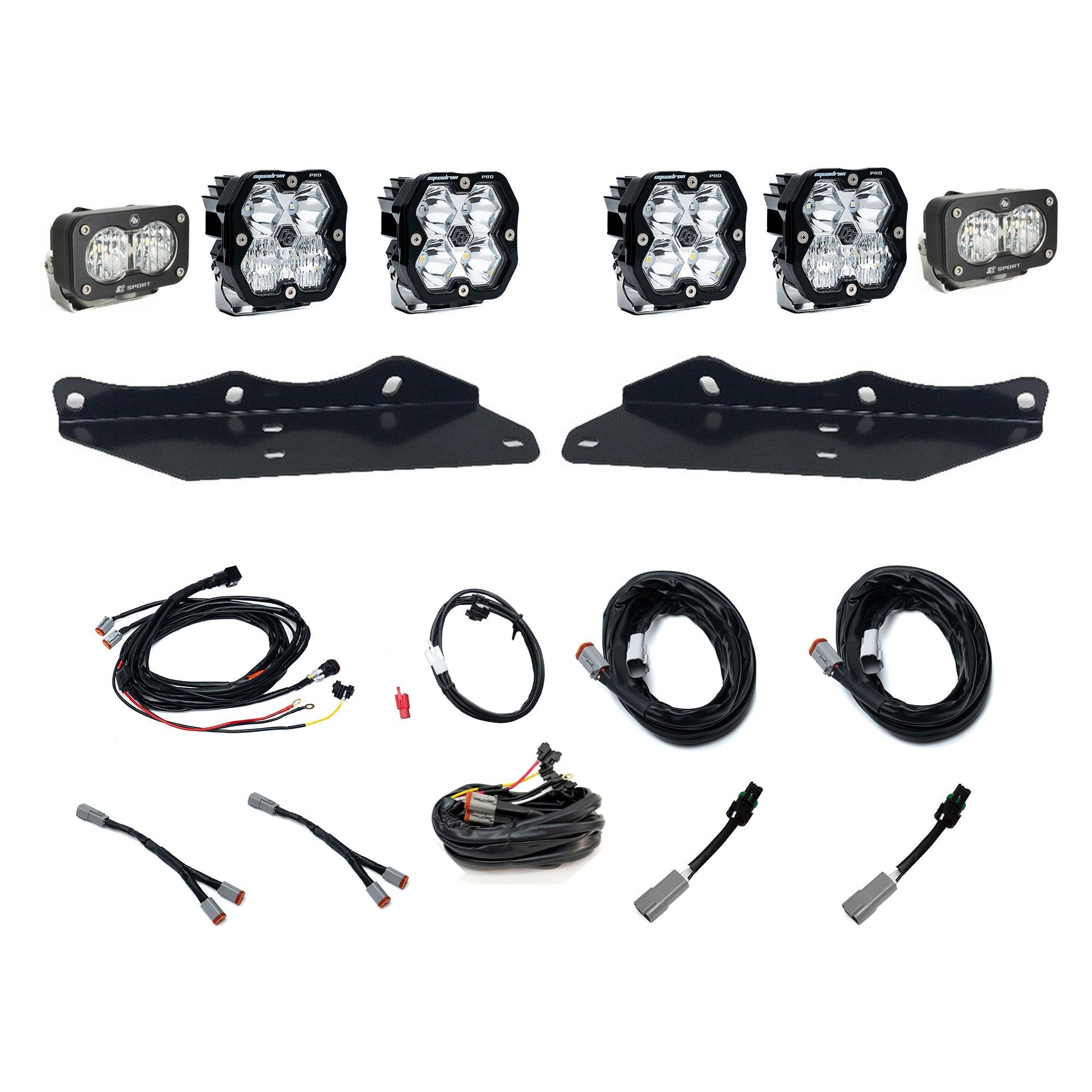 Squadron 2.0 Pro/S2 Sport Fog Pocket Light Kit Ford 2017-20 F-150 Raptor Baja Designs