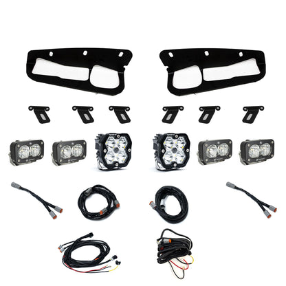 Squadron 2.0 Sport/Dual S2 Sport Sportmen Fog Pocket Light Kit Ford 2021-27 Bronco 2022-24 Bronco Raptor w/ Steel Bumper Baja Designs-1