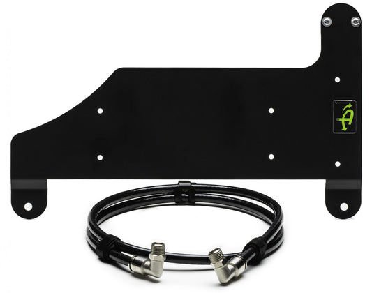 Jeep JL Compressor Mount And Connection Kit For 18-25 Jeep Wrangler JL Under Pass Seat for ARB Dual Compressor Black Up Down Air
