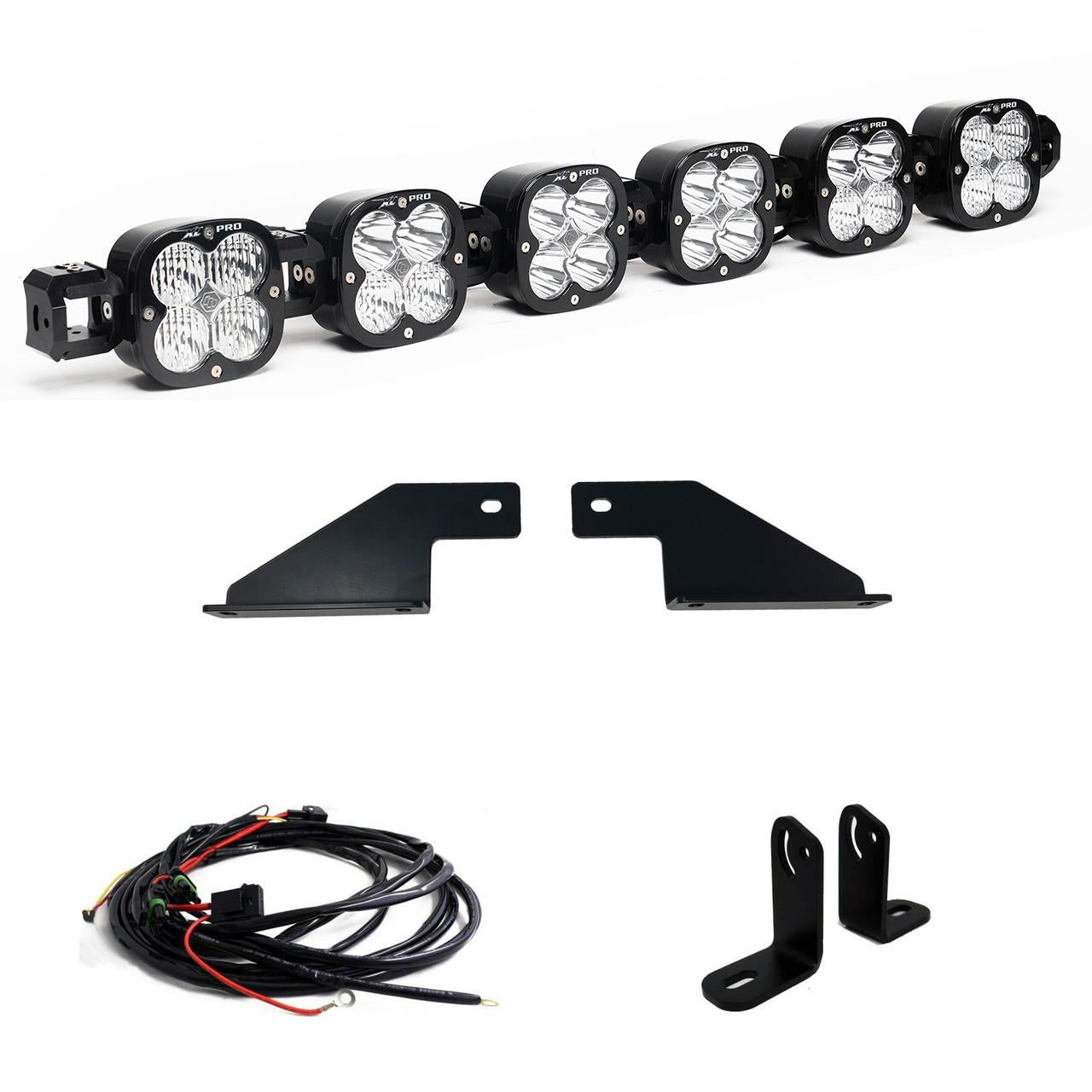 XL Pro Linkable Sport Bumper Light Kit 21-26 F-150 Raptor (Multi-Pattern Clear) Baja Designs
