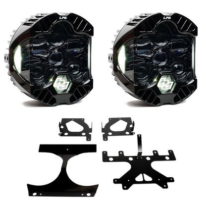 DOT LP6 LED Headlight Kit 2015-2024 Harley Davidson Road Glide Baja Designs-1