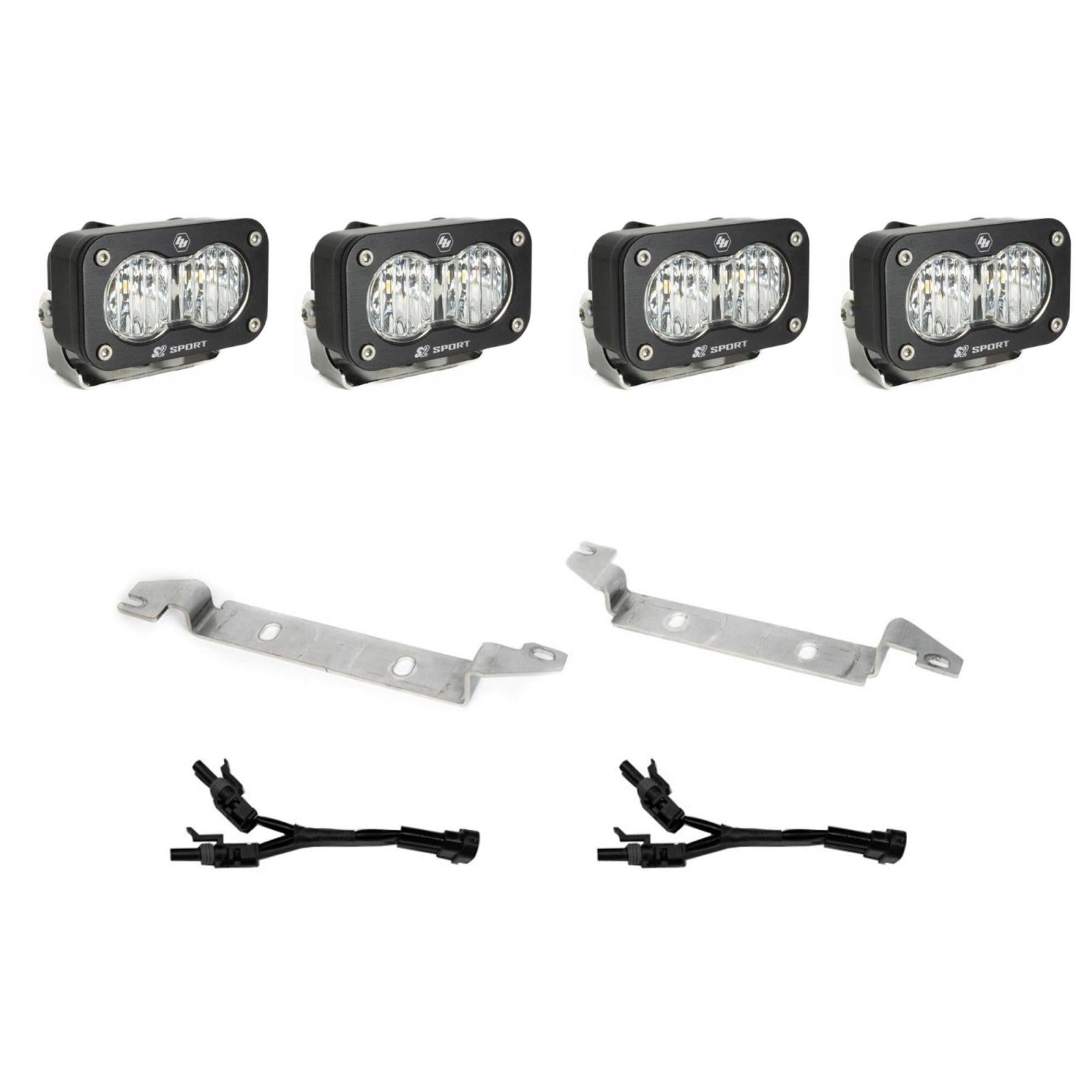 S2 Sport OEM Fog Light Replacement Kit 2025-On Toyota 4Runner Non-TRD Pro Baja Designs-2
