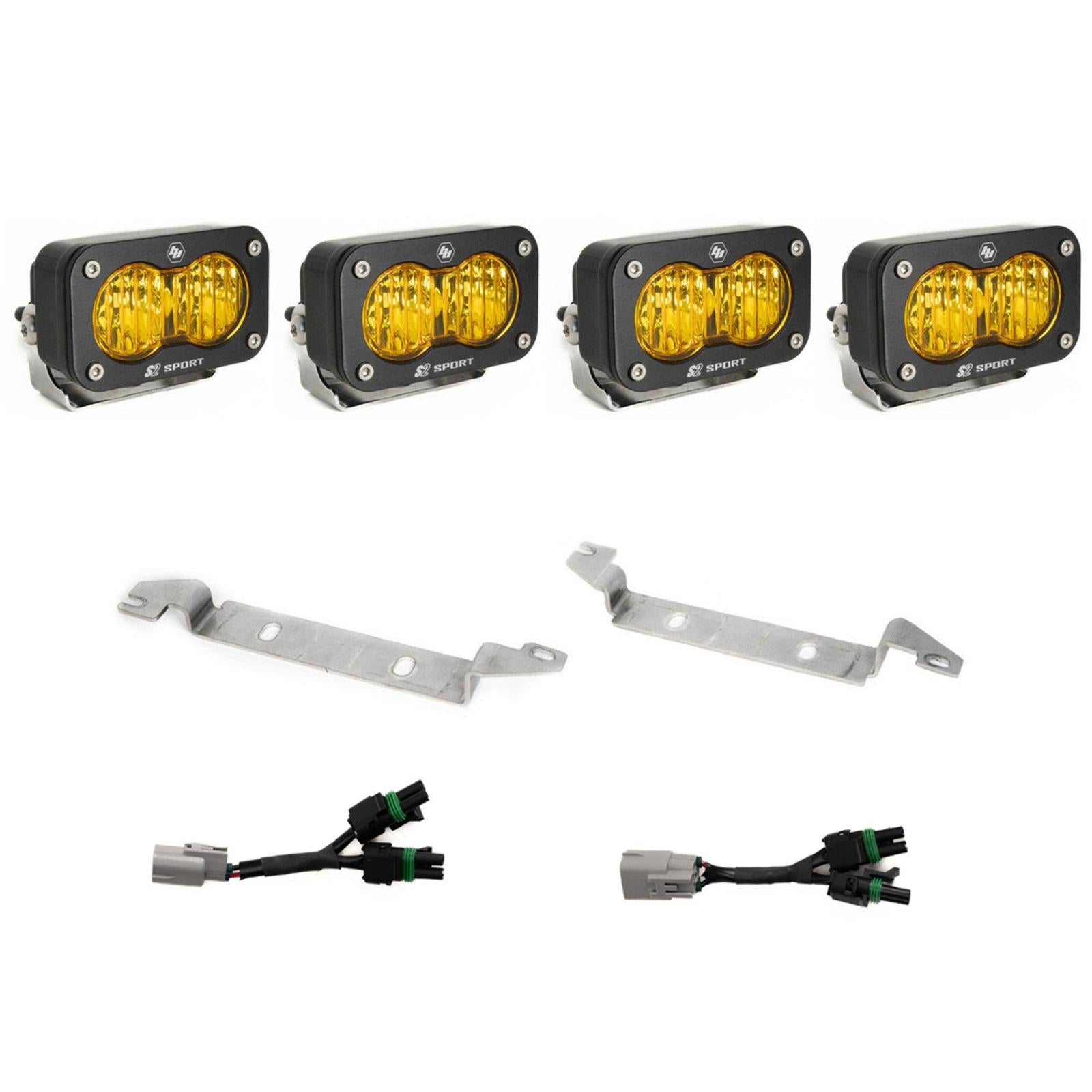 S2 Sport OEM Fog Light Replacement Kit 2024-on Toyota Tacoma TRD Pro/Trailhunter Baja Designs