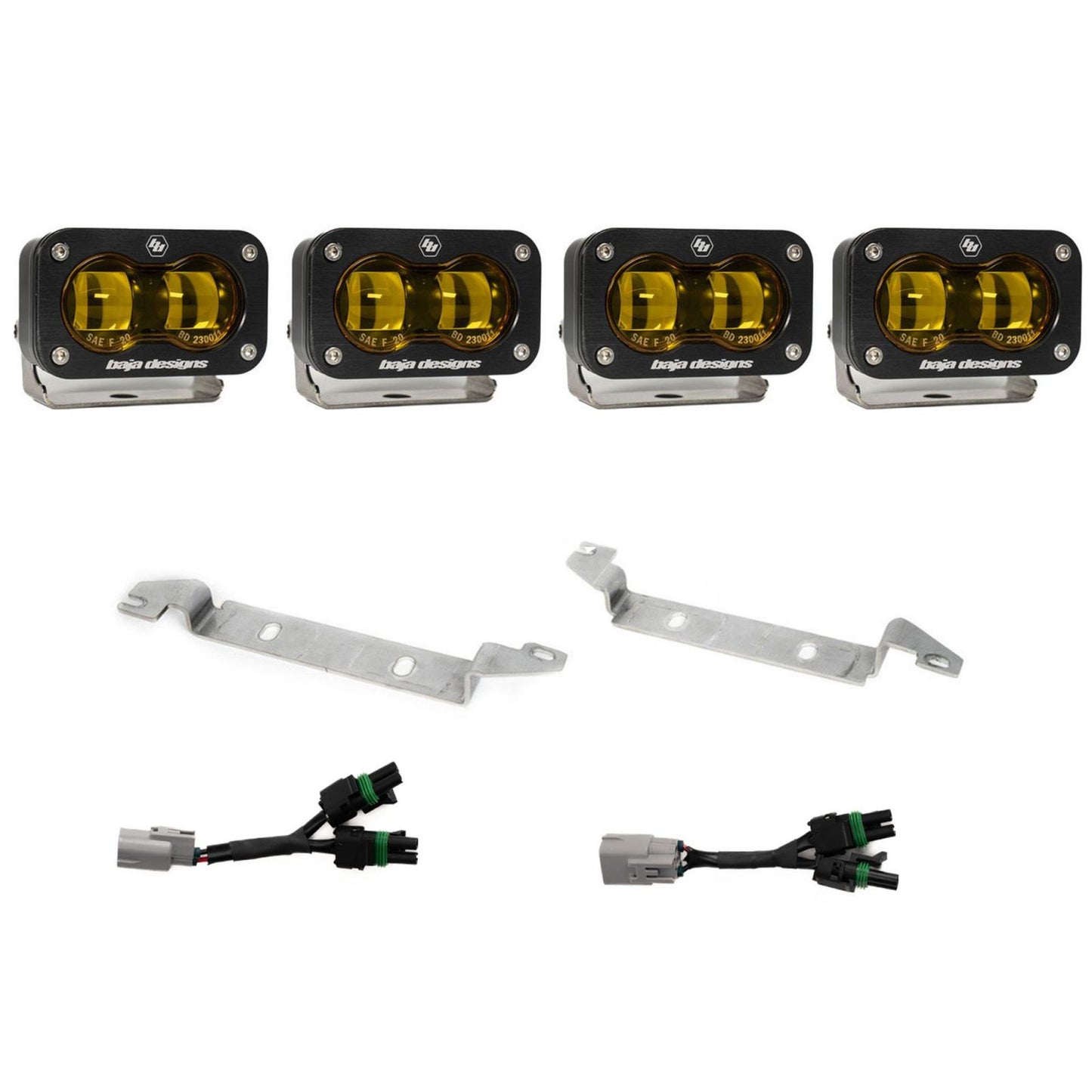 S2 SAE OEM Fog Light Replacement Kit 2024-On Toyota Tacoma TRD Pro/Trailhunter Baja Designs