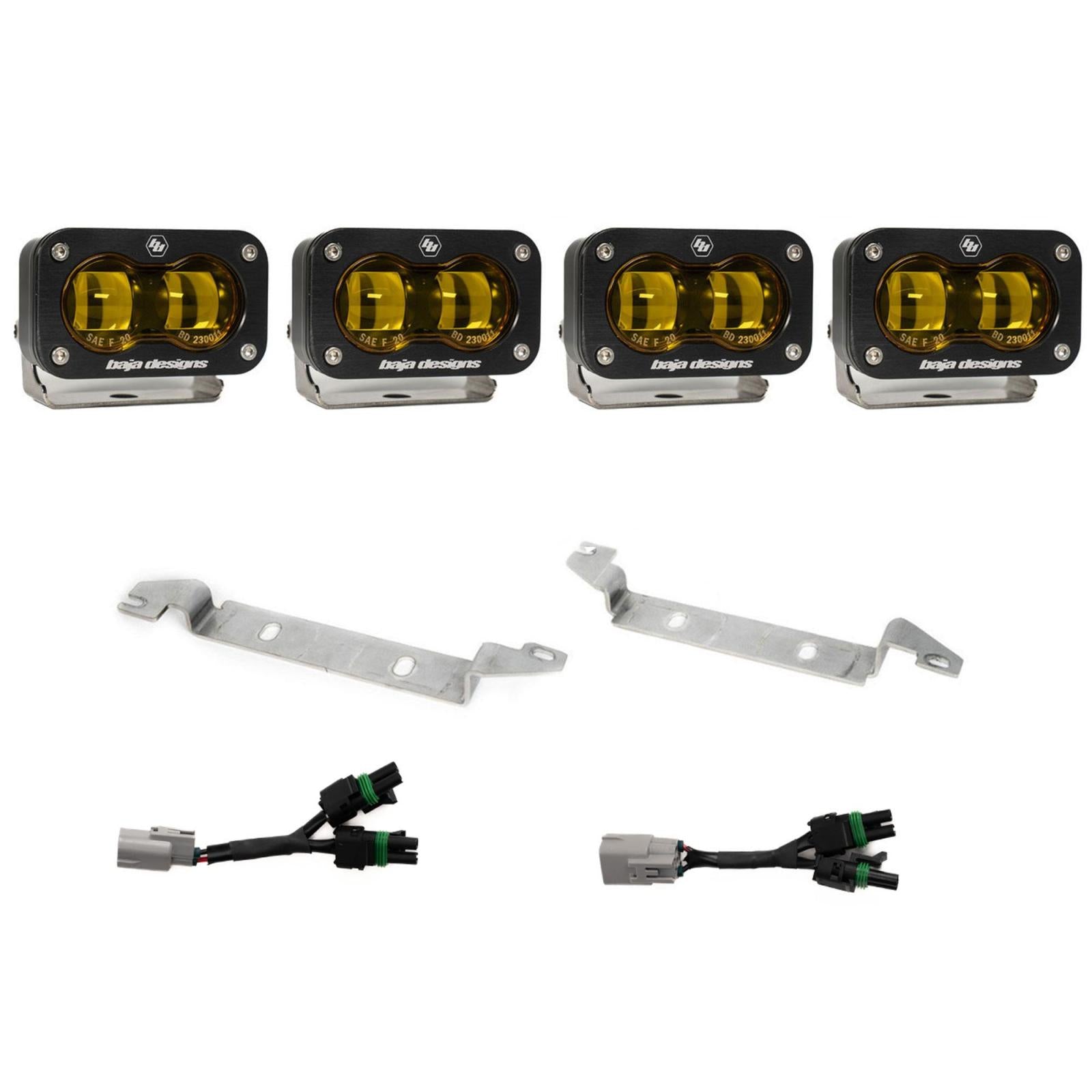 S2 SAE OEM Fog Light Replacement Kit 2024-On Toyota Tacoma TRD Pro/Trailhunter Baja Designs