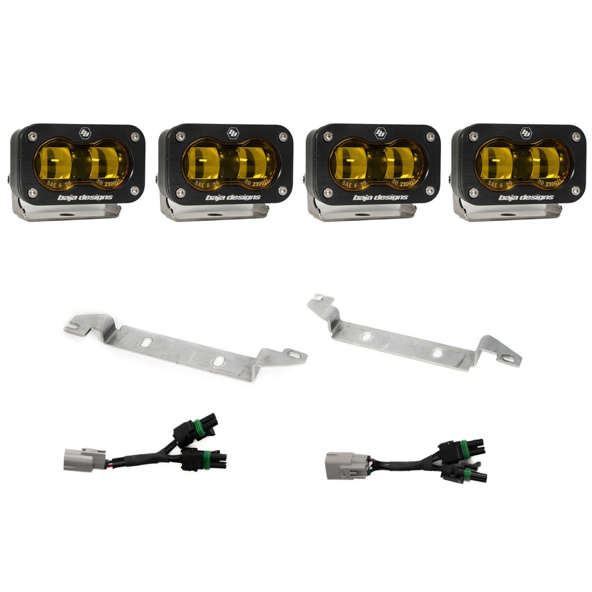 S2 SAE OEM Fog Light Replacement Kit 2024-On Toyota Tacoma TRD Pro/Trailhunter Baja Designs