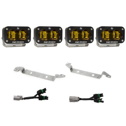 S2 SAE OEM Fog Light Replacement Kit 2024-On Toyota Tacoma TRD Pro/Trailhunter Baja Designs