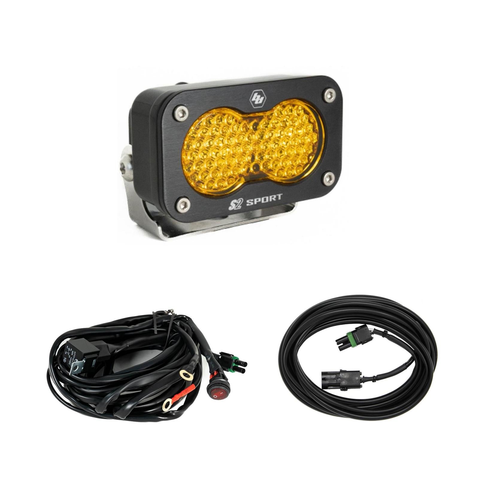 S2 Sport Universal Chase Light Kit Work/Scene Amber Baja Designs