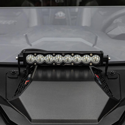 S8 10 Inch Light Bar Hood Mount Kit Polaris 2025 RZR ProR; ProS; ProXP, Baja Designs-3