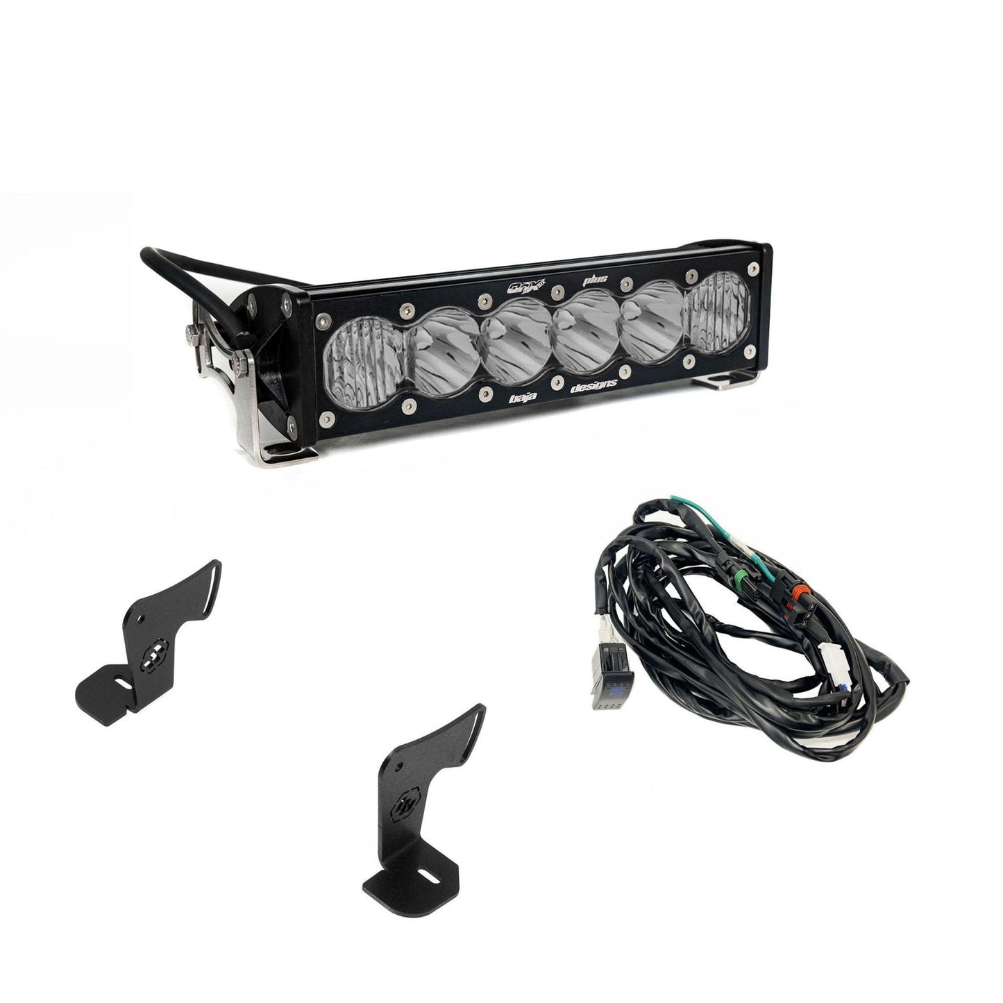OnX6+ 10 Inch Light Bar Hood Mount Kit Polaris 2025 RZR ProR; ProS; ProXP, Baja Designs-1