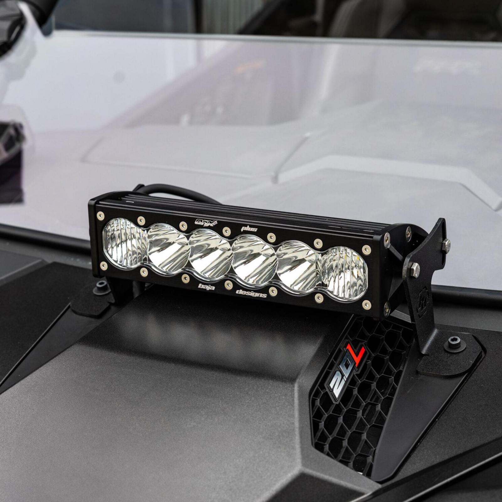 OnX6+ 10 Inch Light Bar Hood Mount Kit Polaris 2025 RZR ProR; ProS; ProXP, Baja Designs-3