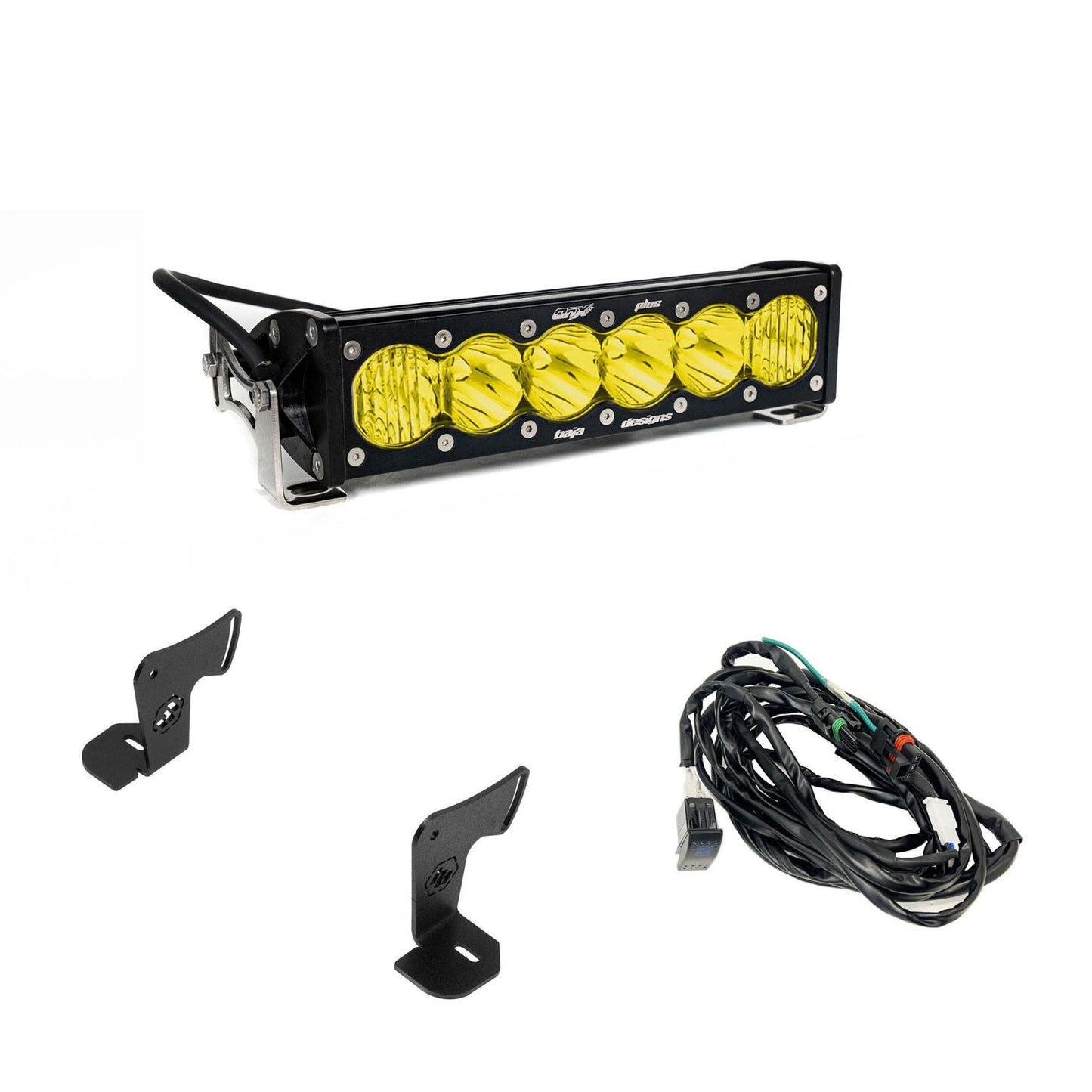 OnX6+ 10 Inch Light Bar Hood Mount Kit Polaris 2025 RZR ProR; ProS; ProXP, Baja Designs