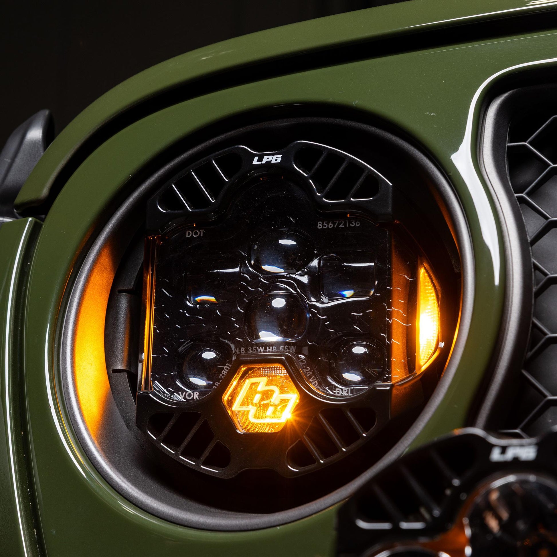 DOT LP6 LED Headlight Kit Jeep 2018-2025 Wrangler JL 2020-2025 Gladiator JT w/LED Headlights Baja Designs-3