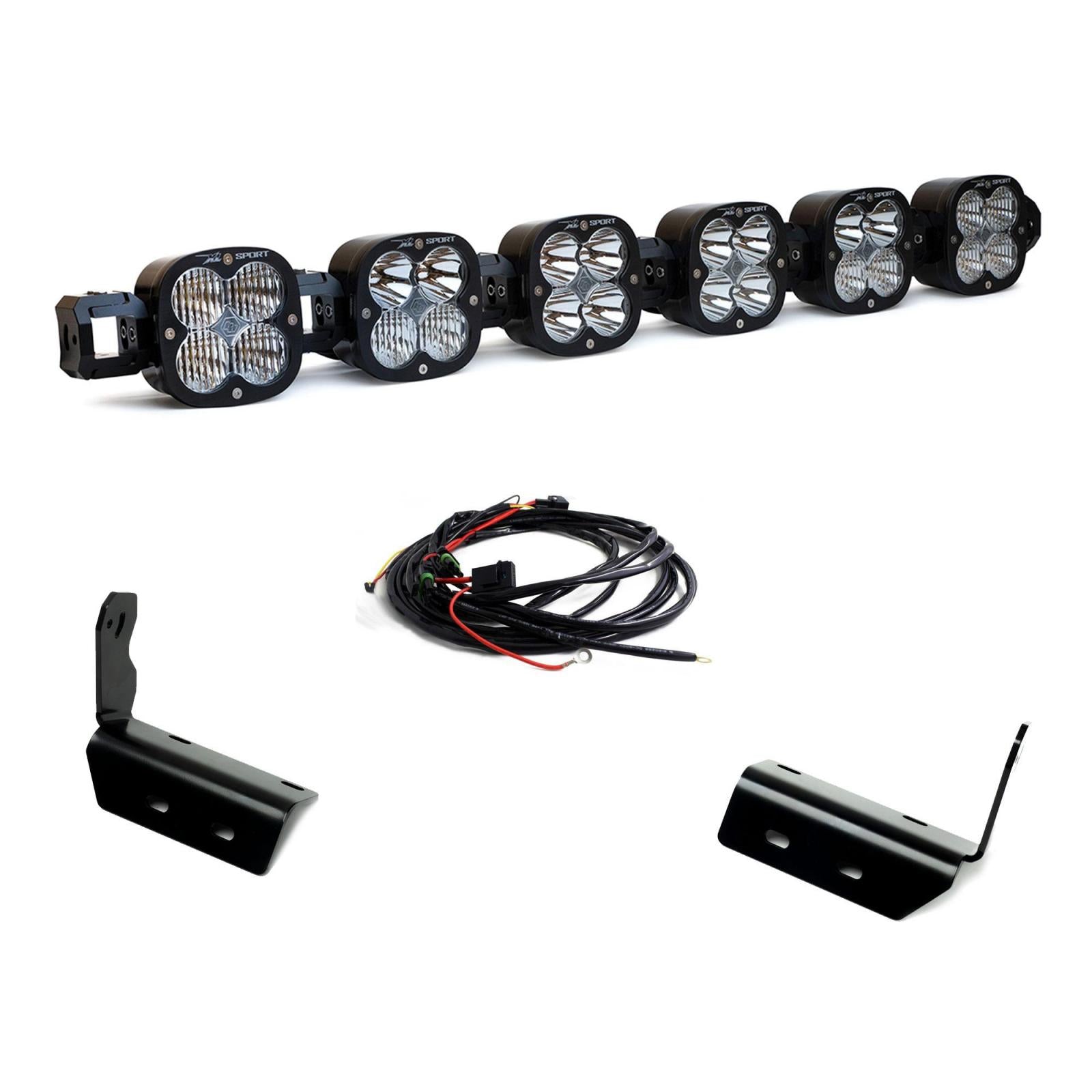 Ford 6 XL Linkable Bumper Light Kit 24-25 Ford F-150 Raptor R/37 Baja Designs