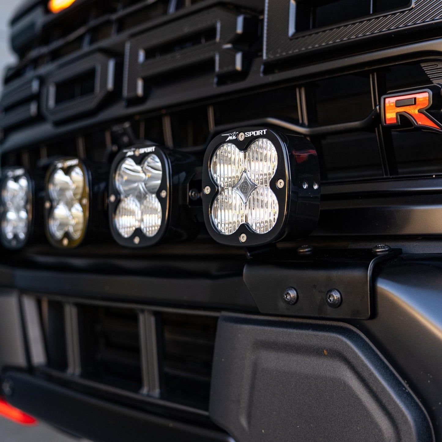 Ford 6 XL Linkable Bumper Light Kit 24-25 Ford F-150 Raptor R/37 Baja Designs-3