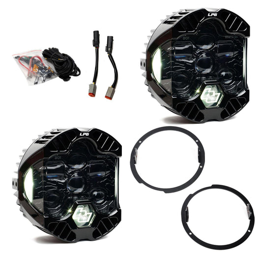 DOT LP6 LED Headlight Kit Jeep 2007-2018 Wrangler JK w/LED Headlights Baja Designs-1