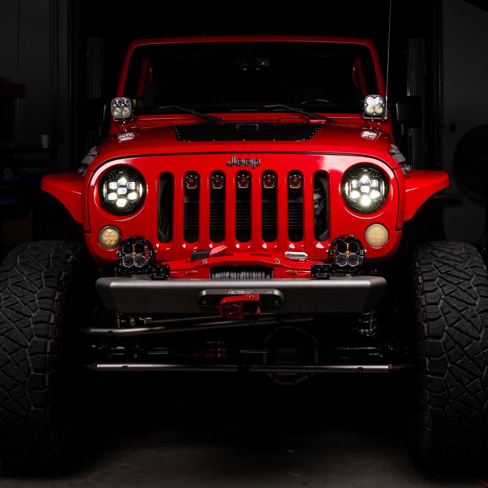 DOT LP6 LED Headlight Kit Jeep 2007-2018 Wrangler JK w/LED Headlights Baja Designs-3