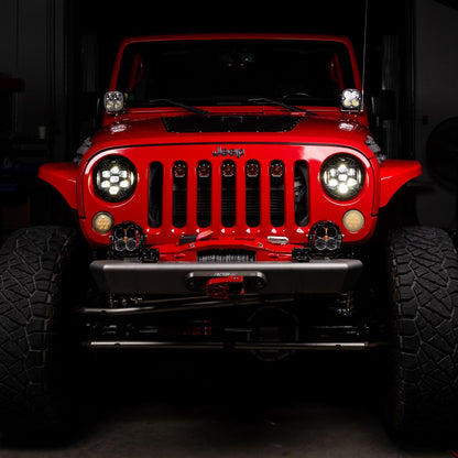 DOT LP6 LED Headlight Kit Jeep 2007-2018 Wrangler JK w/LED Headlights Baja Designs-3