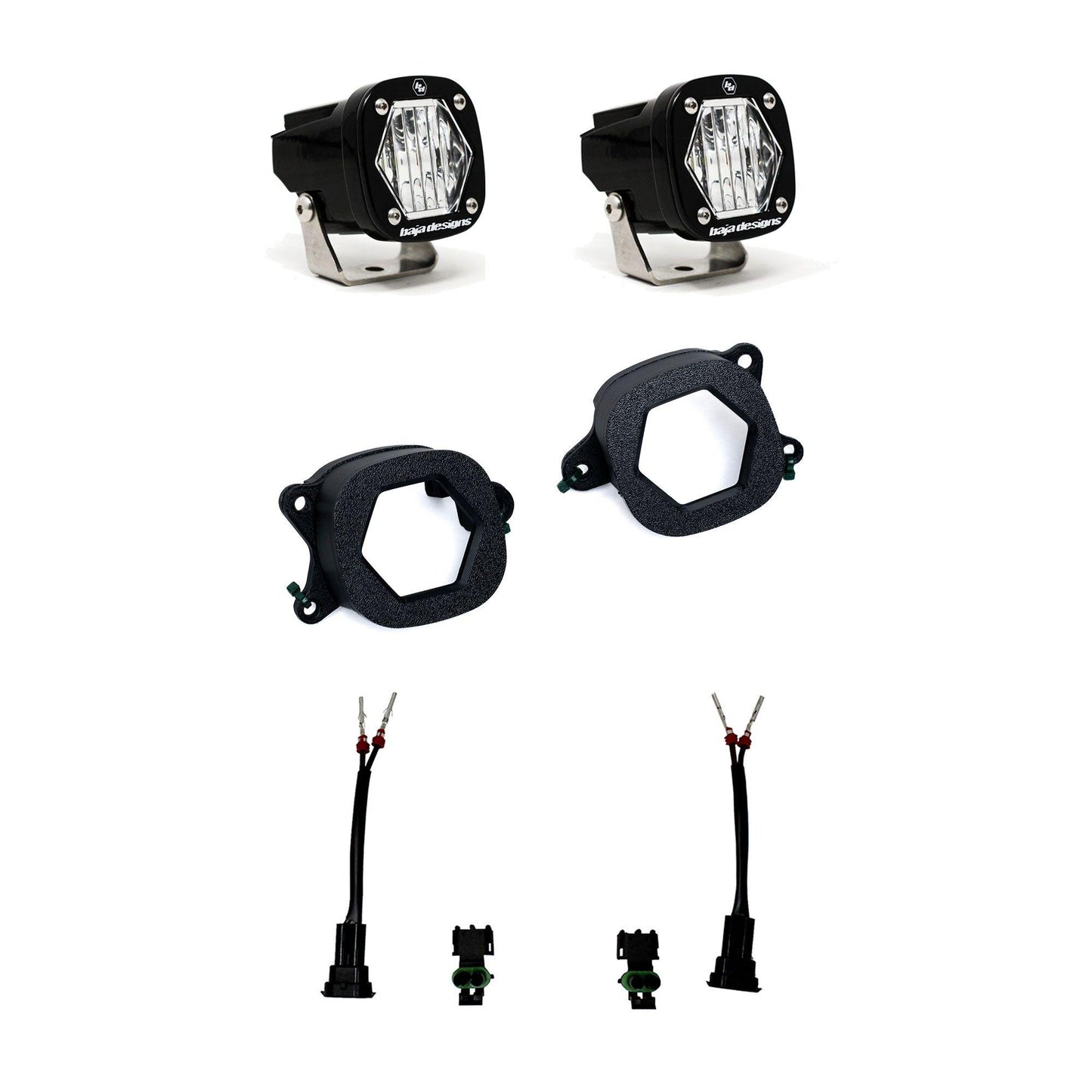 S1 Fog Pocket Light Kit Ford Ranger Raptor 2024-2026 (Wide Cornering) Baja Designs-3