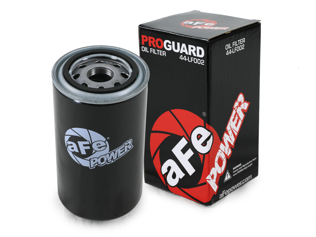 Proguard Oil Filter (4 Pack) 1-16 Inch Thread 7.19 Inch H x 3.66 Inch OD Diesel aFe Power-1