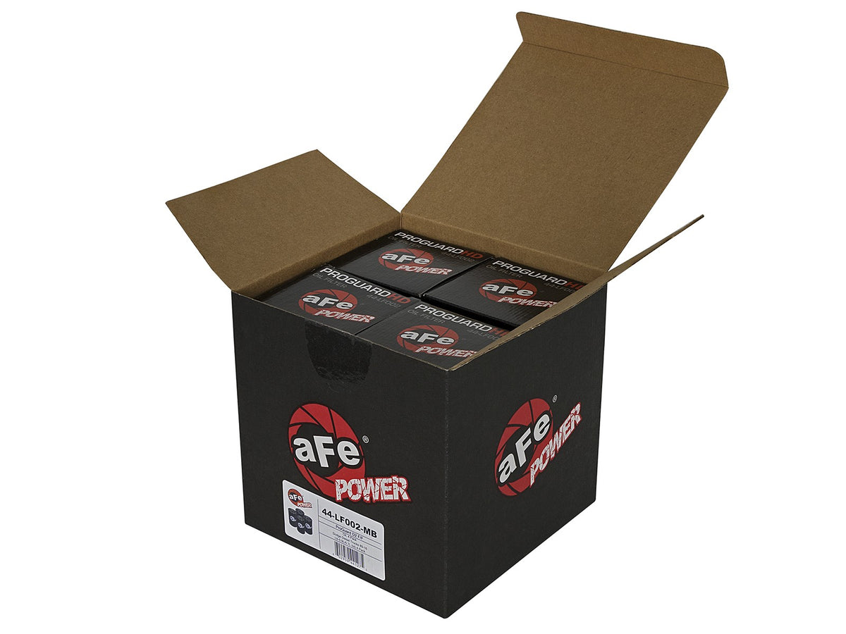 Proguard Oil Filter (4 Pack) 1-16 Inch Thread 7.19 Inch H x 3.66 Inch OD Diesel aFe Power-8