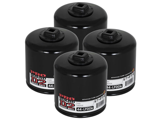 Proguard Oil Filter (4 Pack) 3/4-16 Inch Thread 3.84 Inch H x 3.66 Inch OD aFe Power