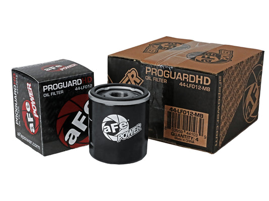 Proguard Oil Filter (4 Pack) M22 X 1.5 Millimeter Thread 3.45 Inch H x 2.92 Inch OD aFe Power