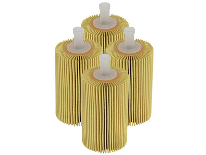 Proguard Oil Filter (4 Pack) 4.39 Inch H x 2.76 Inch OD aFe Power