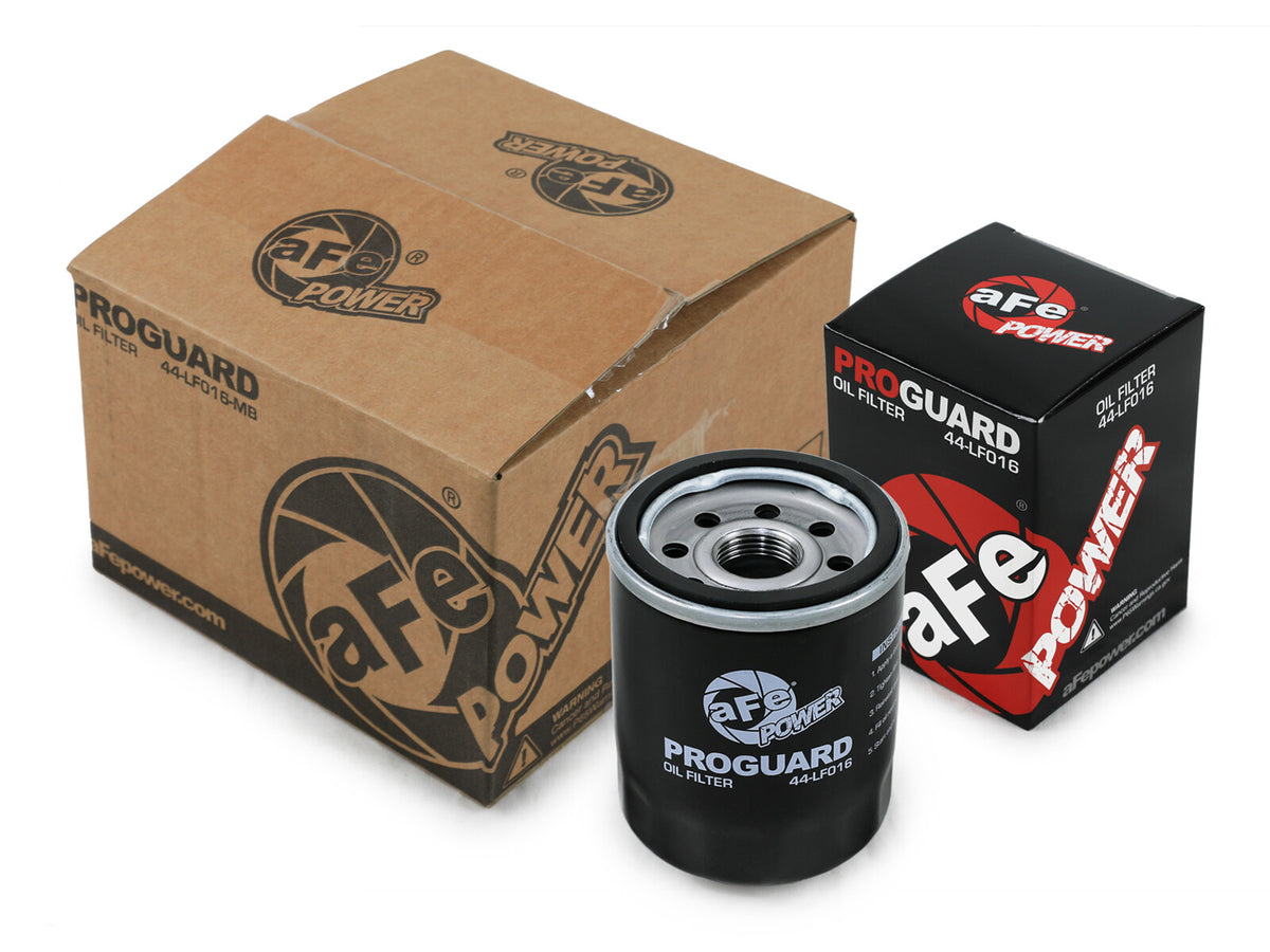 Proguard Oil Filter (4 Pack) M20 x 1.5 Millimeter Thread 3.4 Inch H x 2.69 Inch OD aFe Power