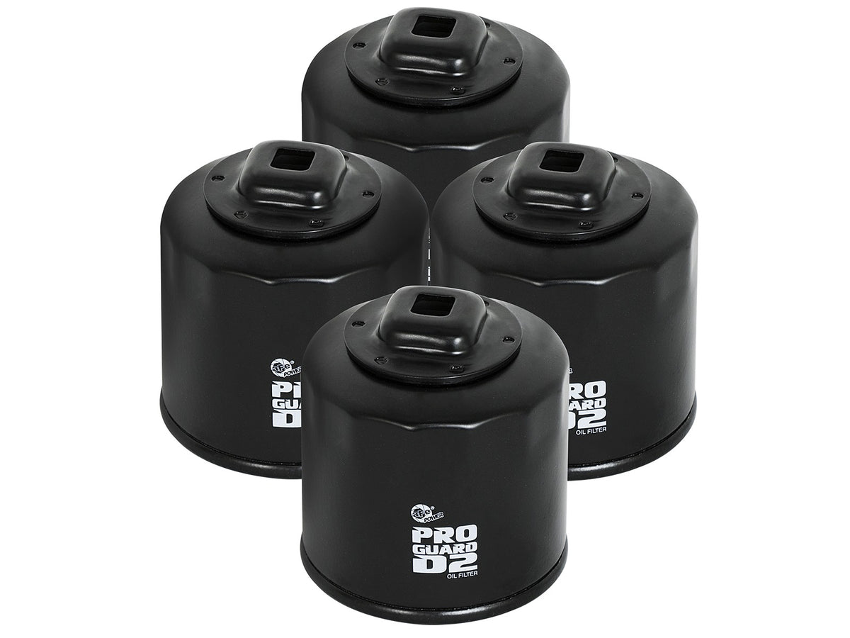 Proguard Oil Filter (4 Pack) M20 x 1.5 Millimeter Thread 2.58 Inch H x 2.69 Inch OD aFe Power