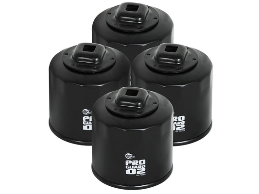 Proguard Oil Filter (4 Pack) M20 x 1.5 Millimeter Thread 2.58 Inch H x 2.69 Inch OD aFe Power
