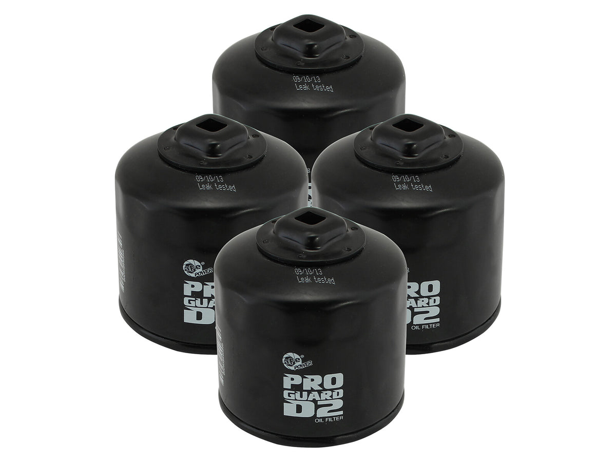 Proguard Oil Filter (4 Pack) M20 x 1.5 Millimeter Thread 3.24 Inch H x 3.15 Inch OD aFe Power