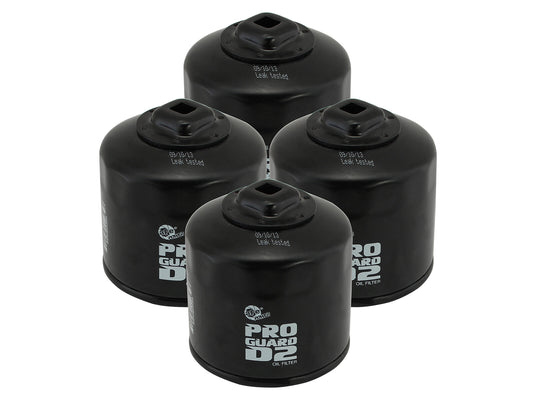 Proguard Oil Filter (4 Pack) M20 x 1.5 Millimeter Thread 3.24 Inch H x 3.15 Inch OD aFe Power