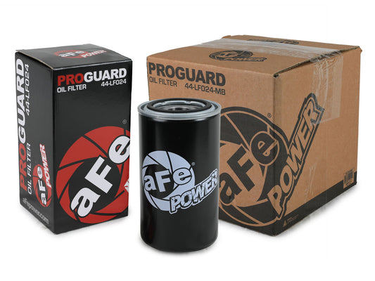 Proguard Oil Filter (4 Pack) 1-16 Inch Thread 6.93 Inch H x 3.69 Inch OD Diesel aFe Power